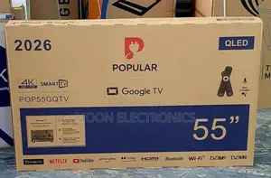 Popular 55” Smart Google Tv – Qled | New 2026 Model