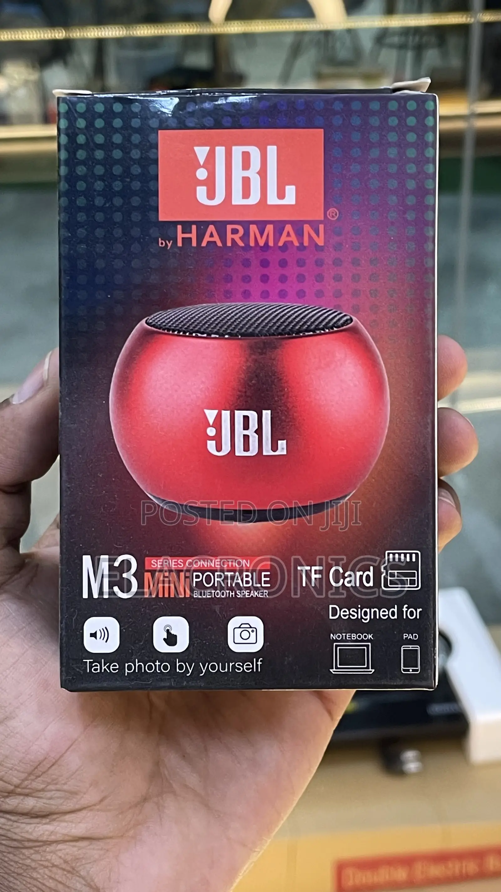 JBL M3 Mini Portable Bluetooth Speaker - Red - New
