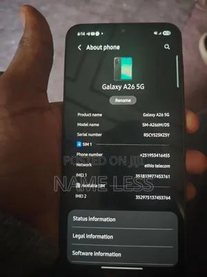 New Samsung Galaxy A26 256 GB Black