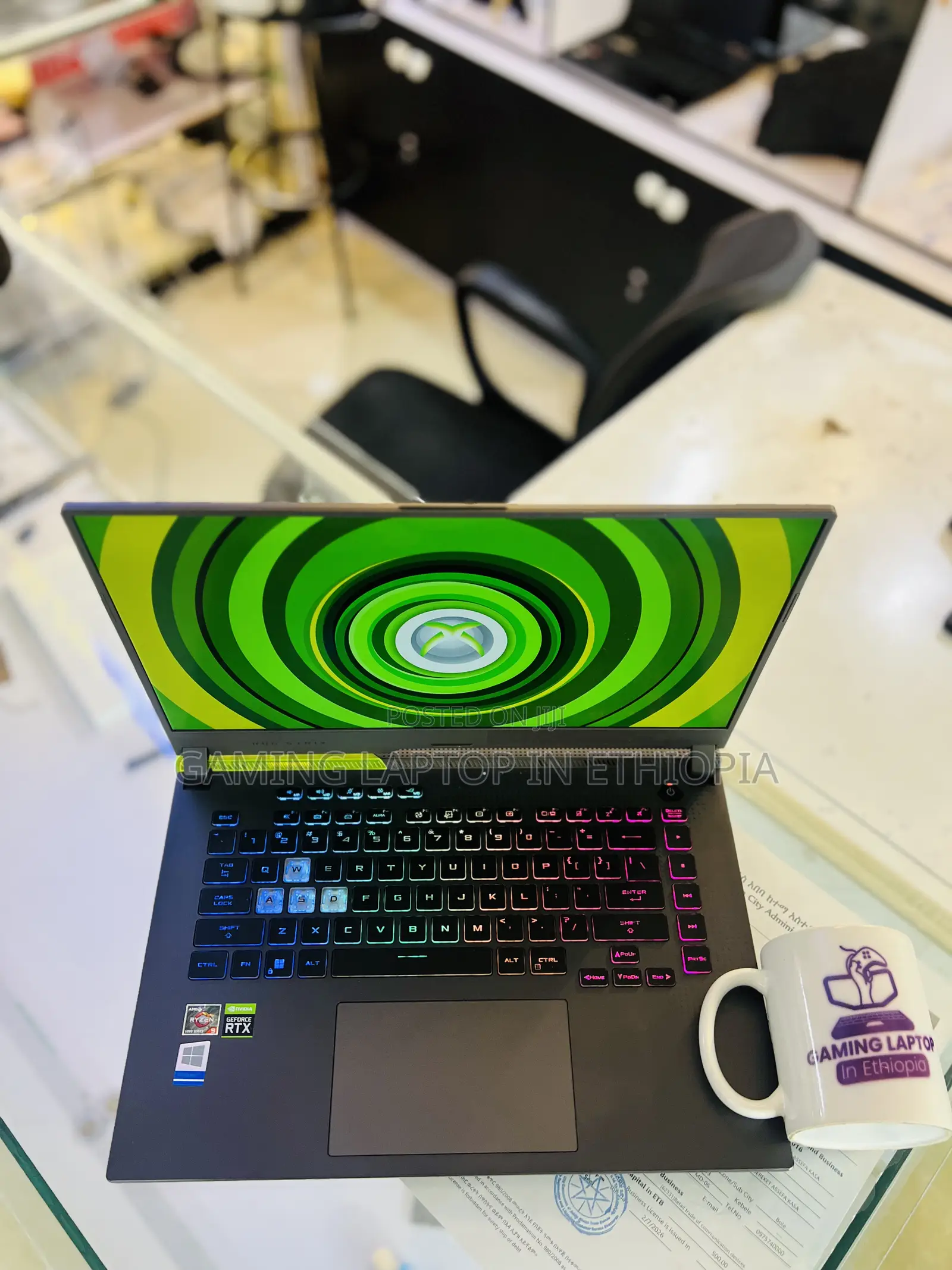 New Laptop Asus ROG Strix G15 6GB AMD Ryzen 9 SSD 512GB