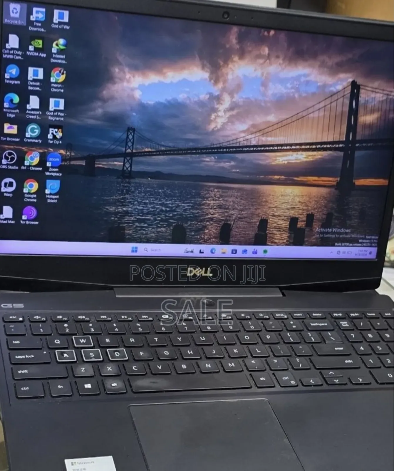 New Laptop Dell G15 5511 32GB Intel Core i7 SSD 512GB