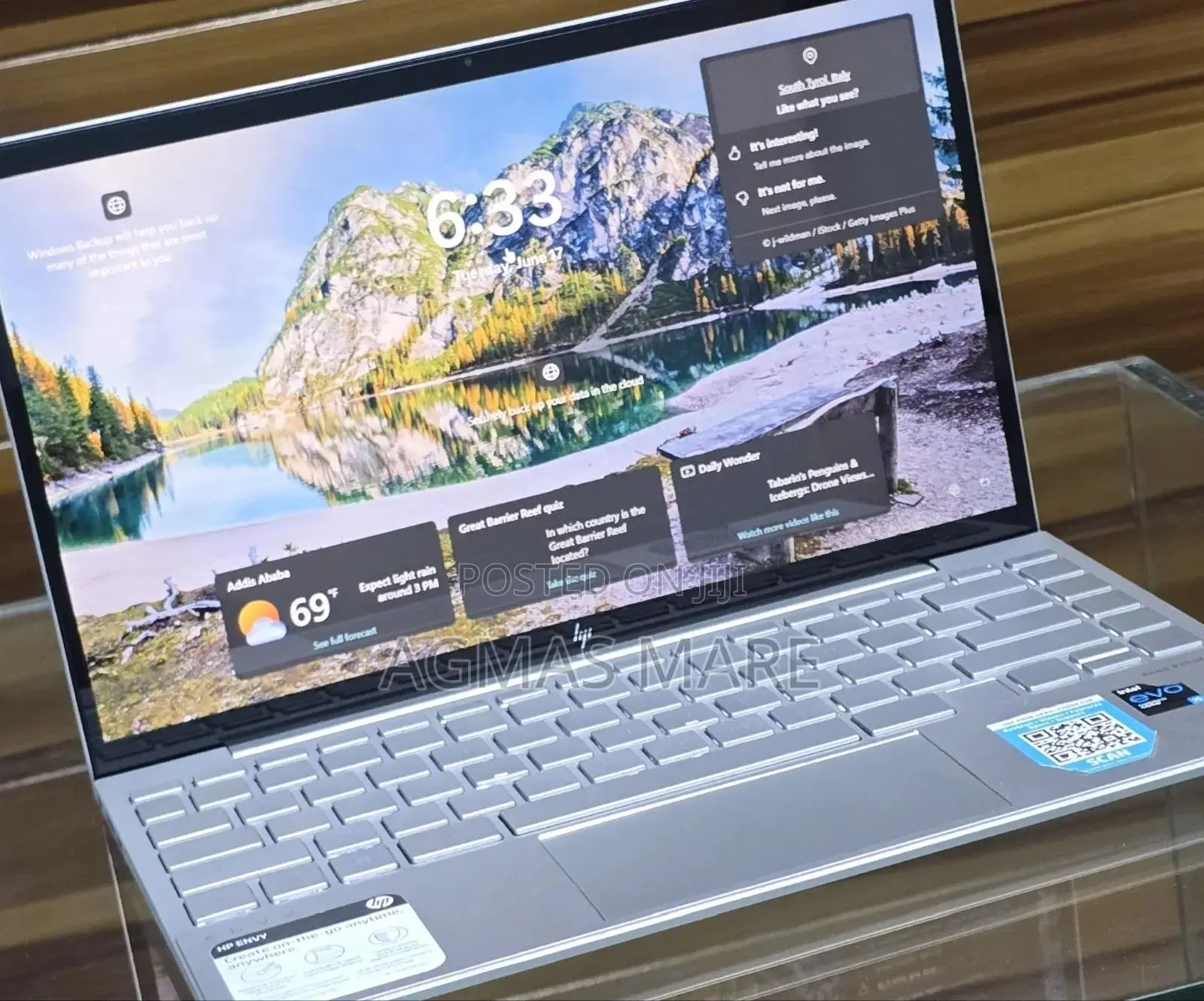New Laptop HP Envy 14 8GB Intel Core i5 SSD 256GB