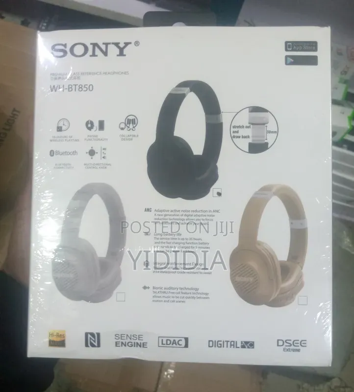 ‎ Sony Wh Bt850 Wireless Headphones