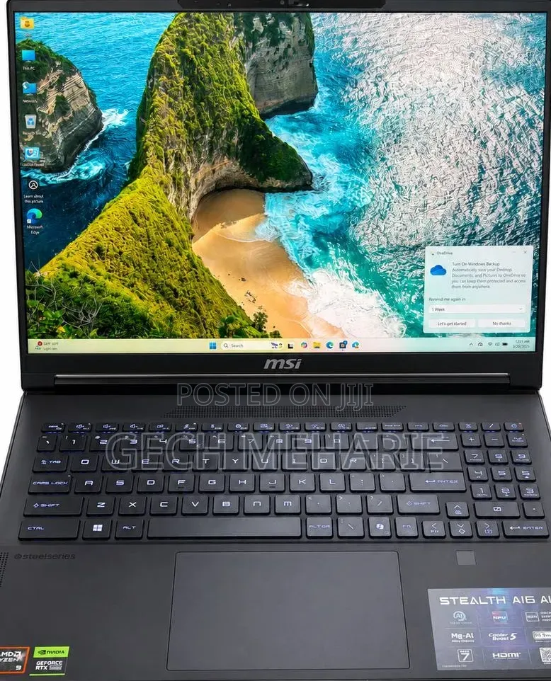 New Laptop MSI Stealth 16 AI Studio 32GB AMD Ryzen 9 SSD 1T