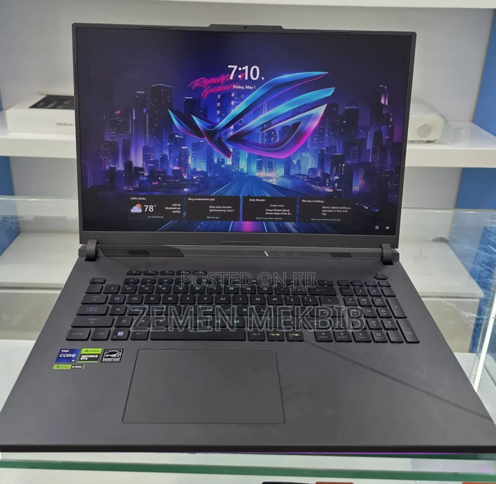 New Laptop Asus ROG Strix G15 16GB Intel Core i9 SSD 1T