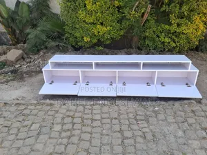White Classic MDF Tv Stand