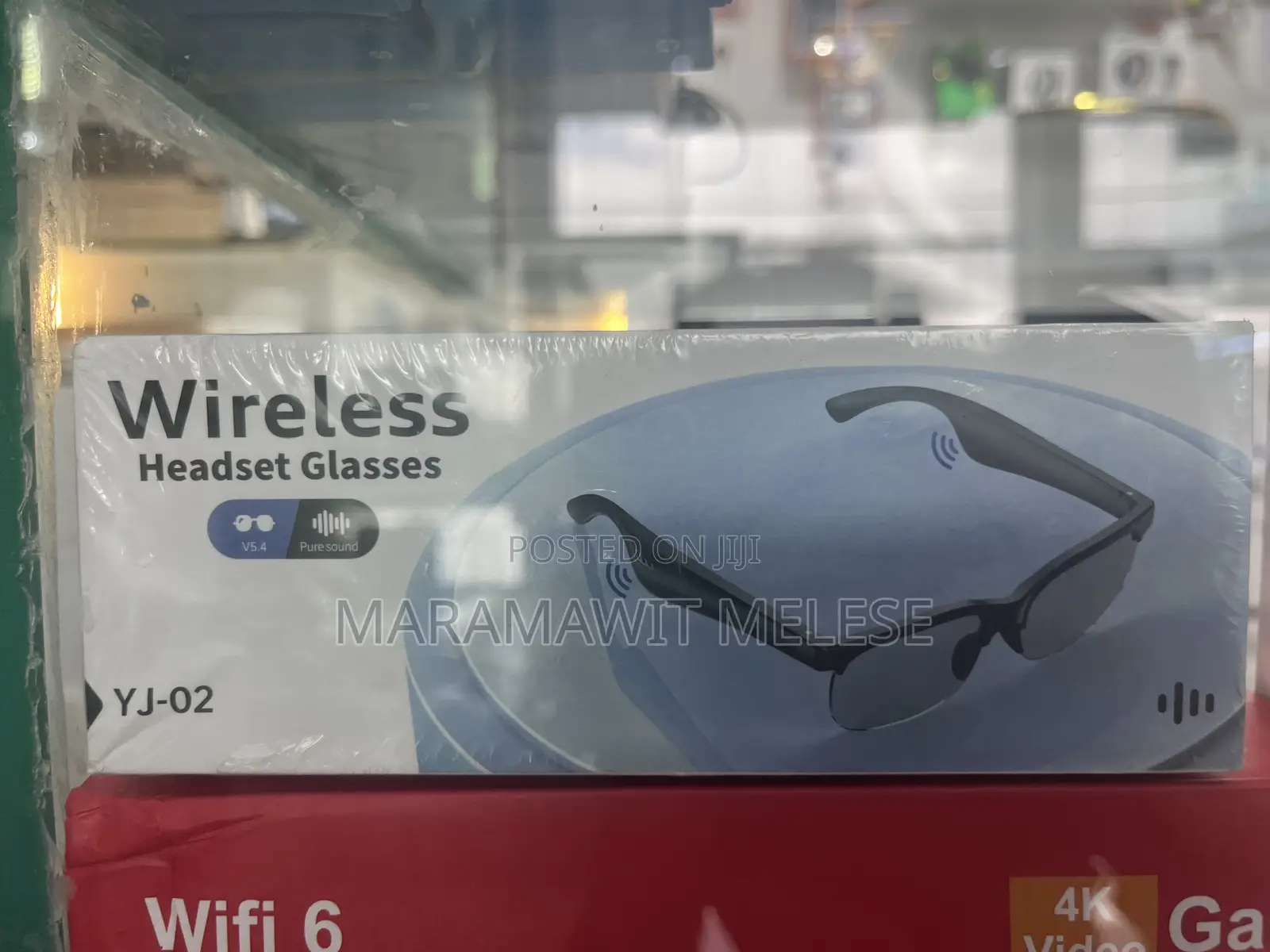 Wireless Headset Glass