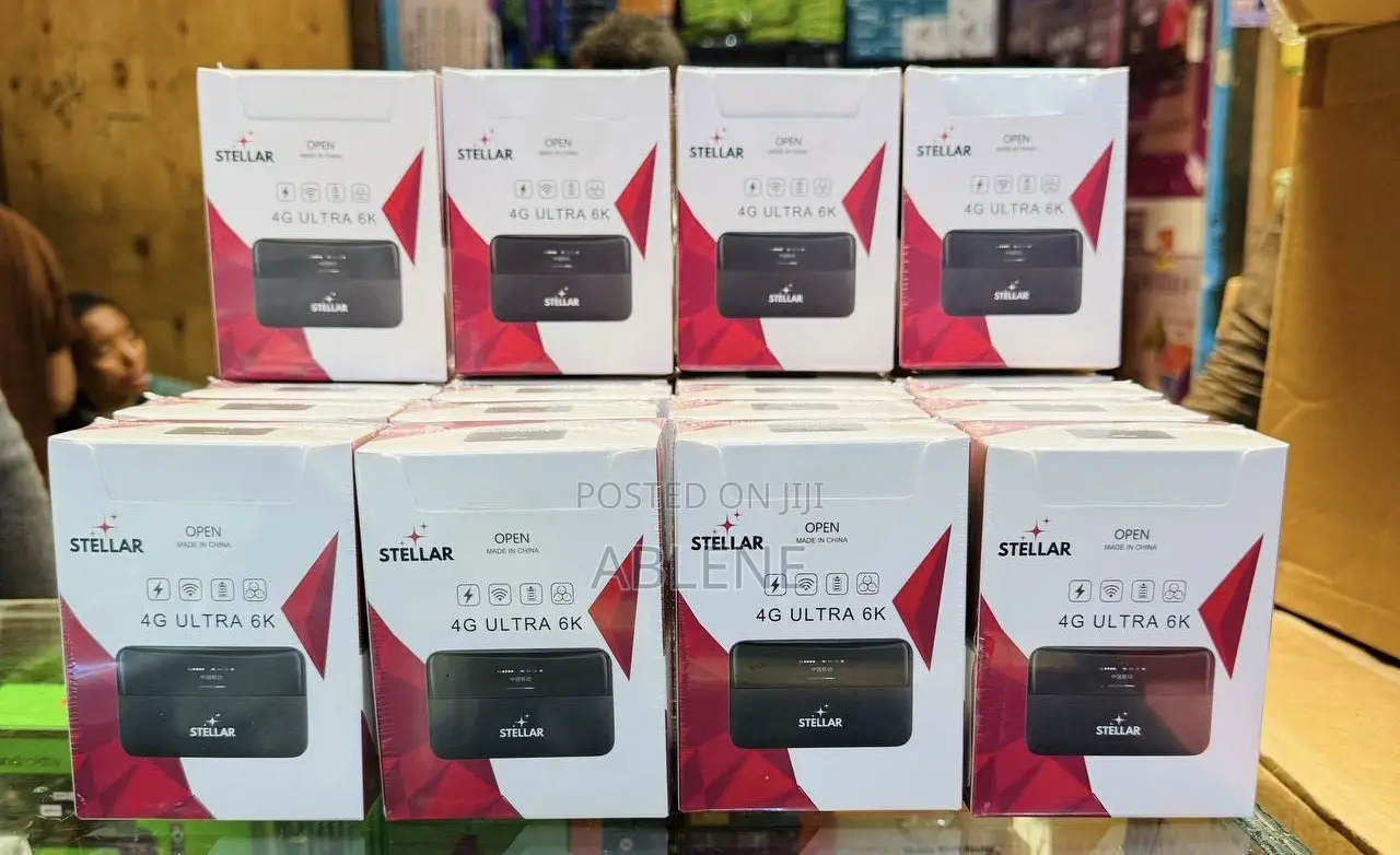 Stellar 4g Ultra Router and 6000 Power Bank