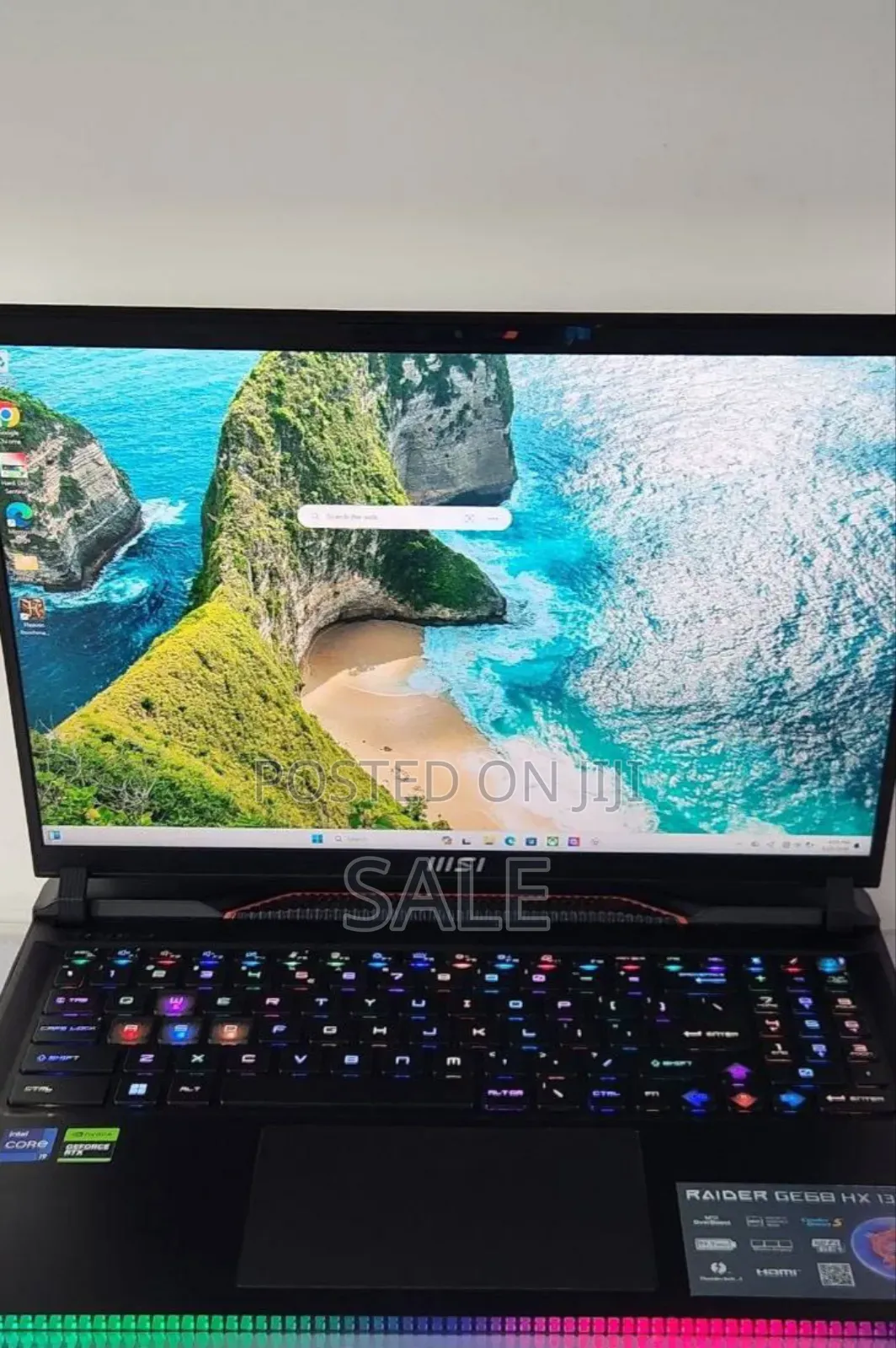 New Laptop MSI Raider GE68HX 13VI-202US 32GB Intel Core i9 SSD 1T