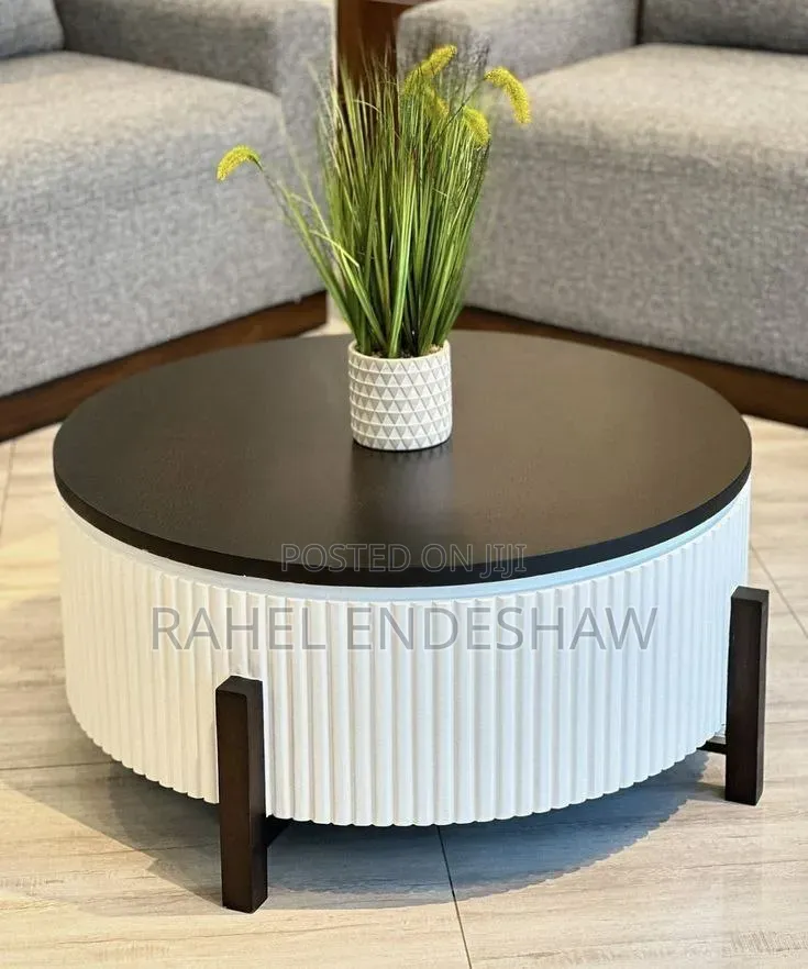 Fluted Storage Coffee Table