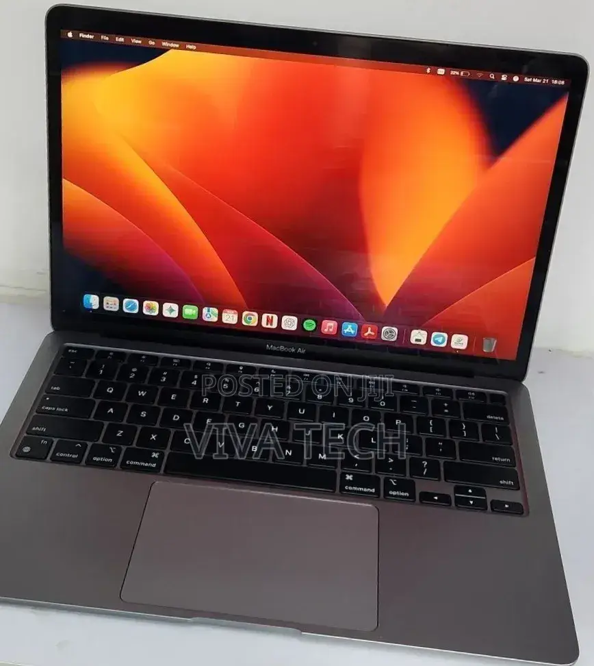 New Laptop Apple MacBook Air 2020 M1 8GB Apple M1 SSD 256GB
