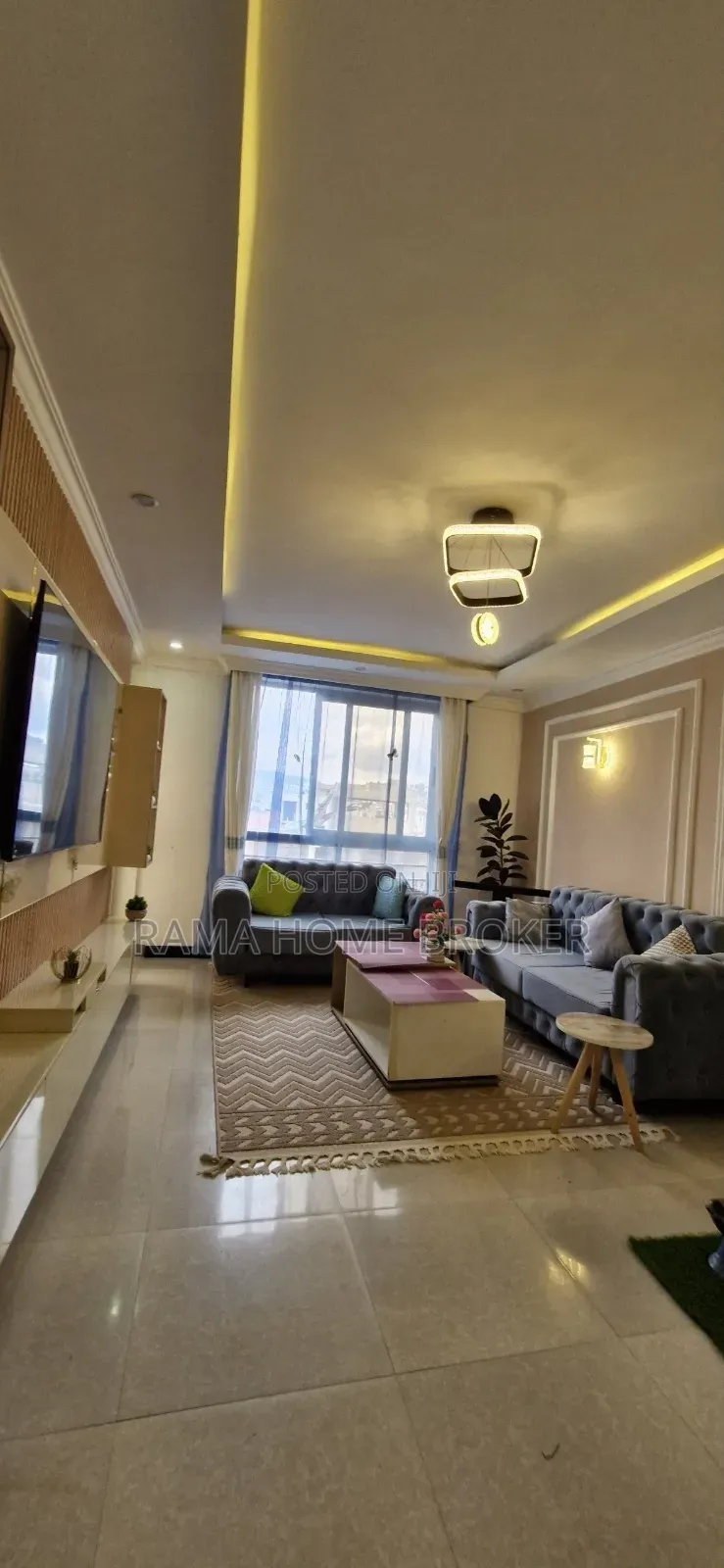Furnished 3bdrm Apartment in ሰሚት 72, Yeka for sale