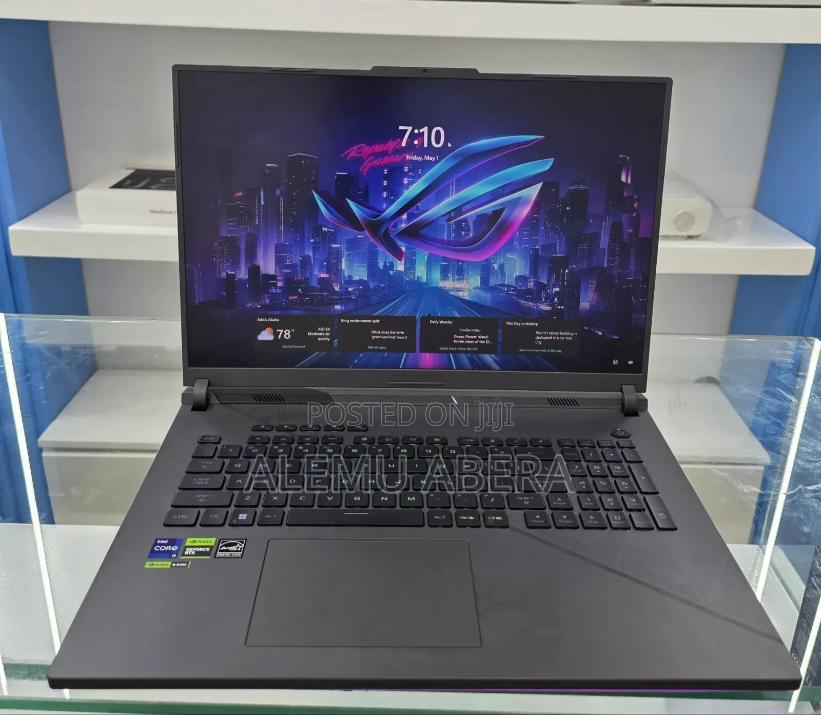 New Laptop Asus ROG Strix G16 G614 16GB Intel Core i9 SSD 1T