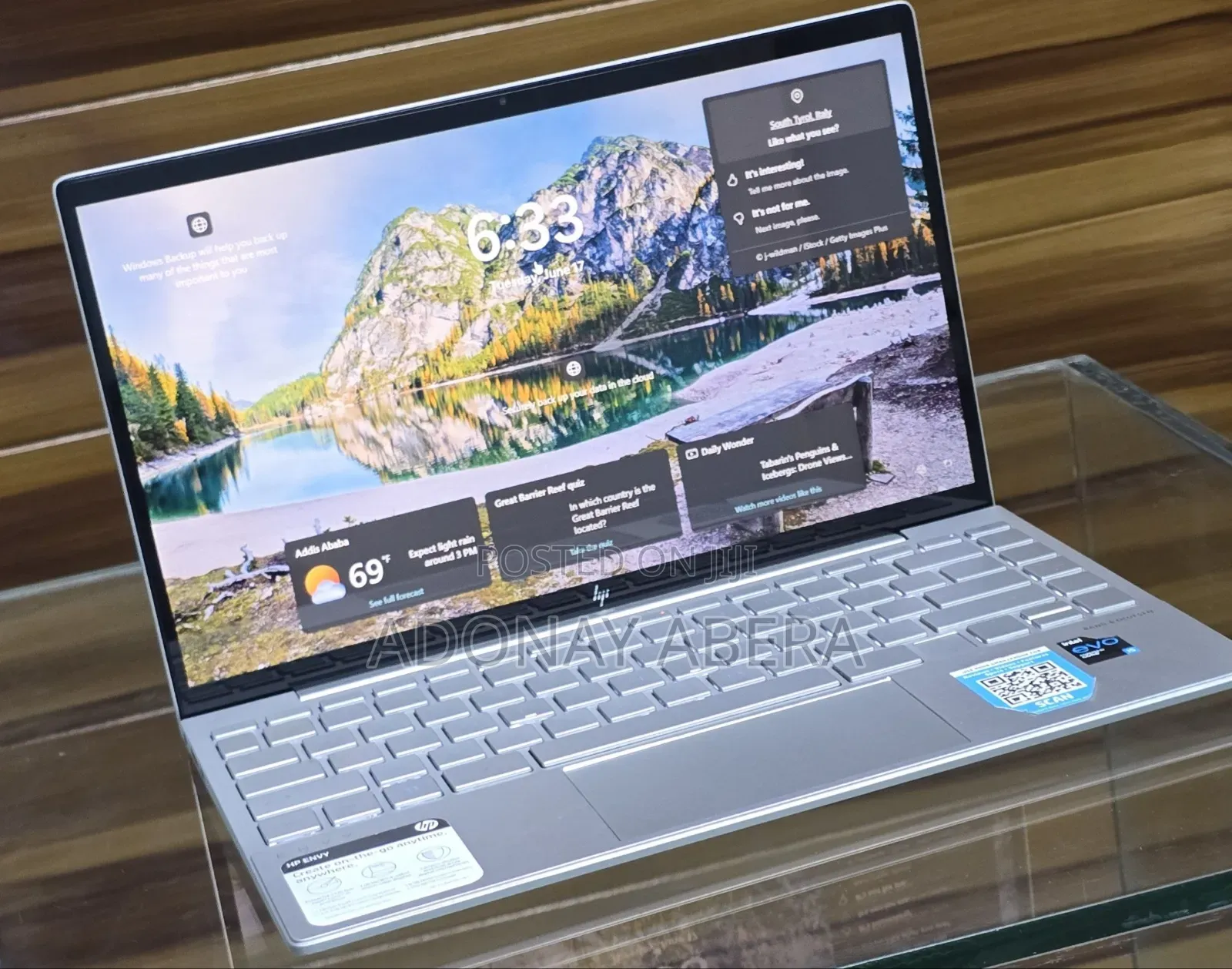 New Laptop HP Envy 4 8GB Intel Core i5 SSD 256GB
