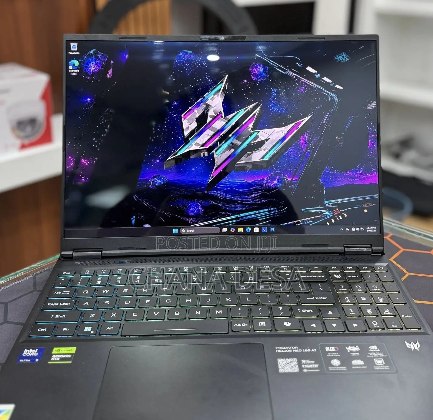 New Laptop Acer Predator Helios Neo 16 32GB Intel Core Ultra 9 SSD 1T