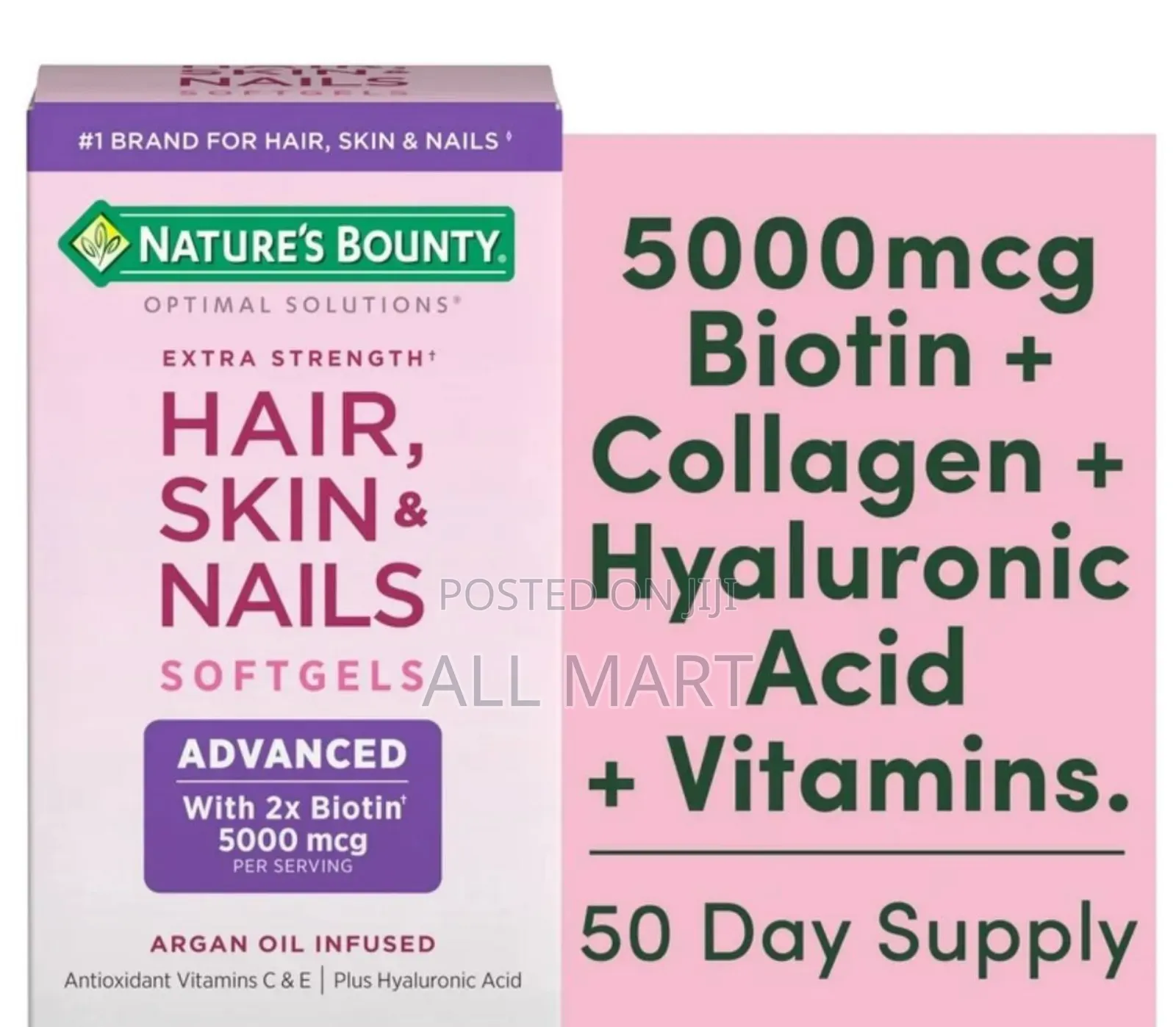 Nature's Bounty Hair,Skin Nails Extra Strength Rapid Release Softgels