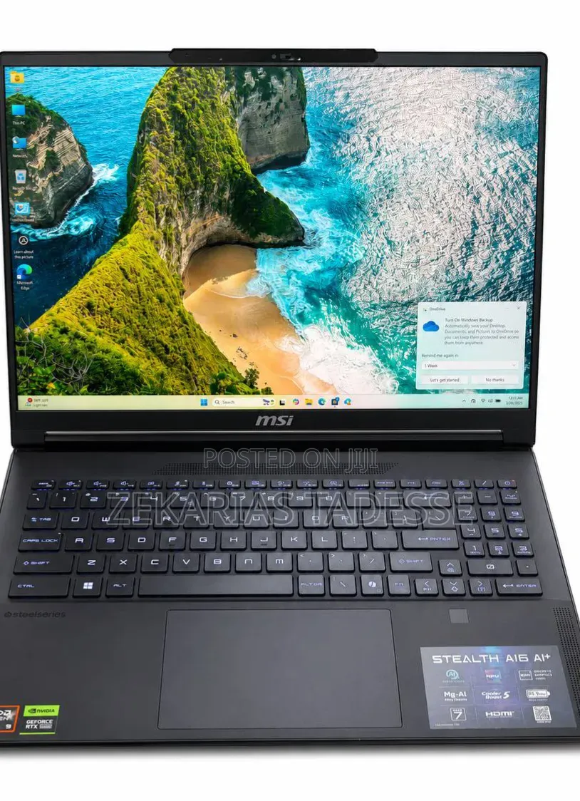 New Laptop MSI Stealth 16 AI Studio 32GB SSD 1T