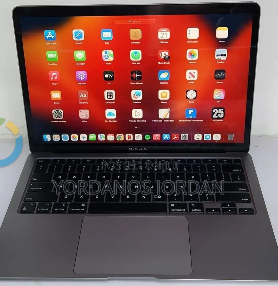 New Laptop Apple MacBook Air 2020 M1 8GB Apple M1 SSD 256GB