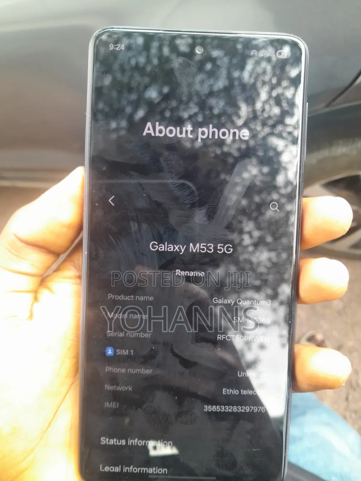 New Samsung Galaxy M53 128 GB Black
