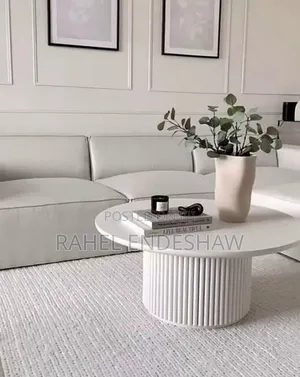 White Drum Coffee Table