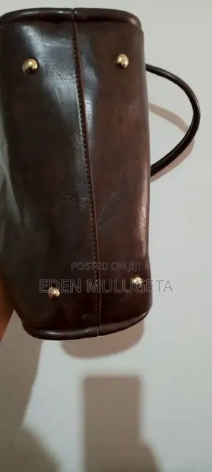 Pure Leather Bag With Wallet