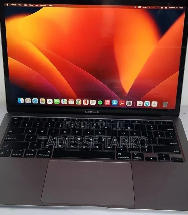 New Laptop Apple MacBook Air 2020 M1 8GB Apple M1 SSD 256GB