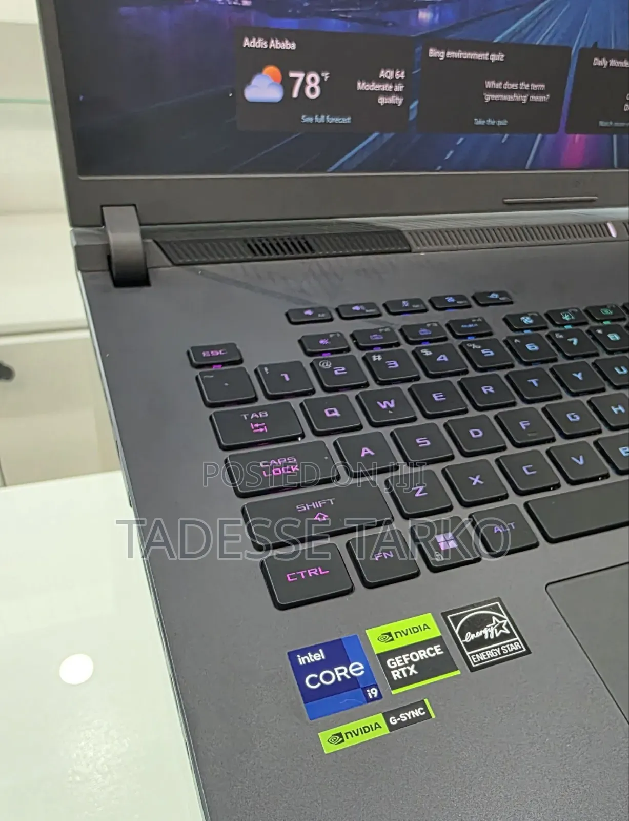 New Laptop Asus 16GB Intel Core i9 SSD 1T