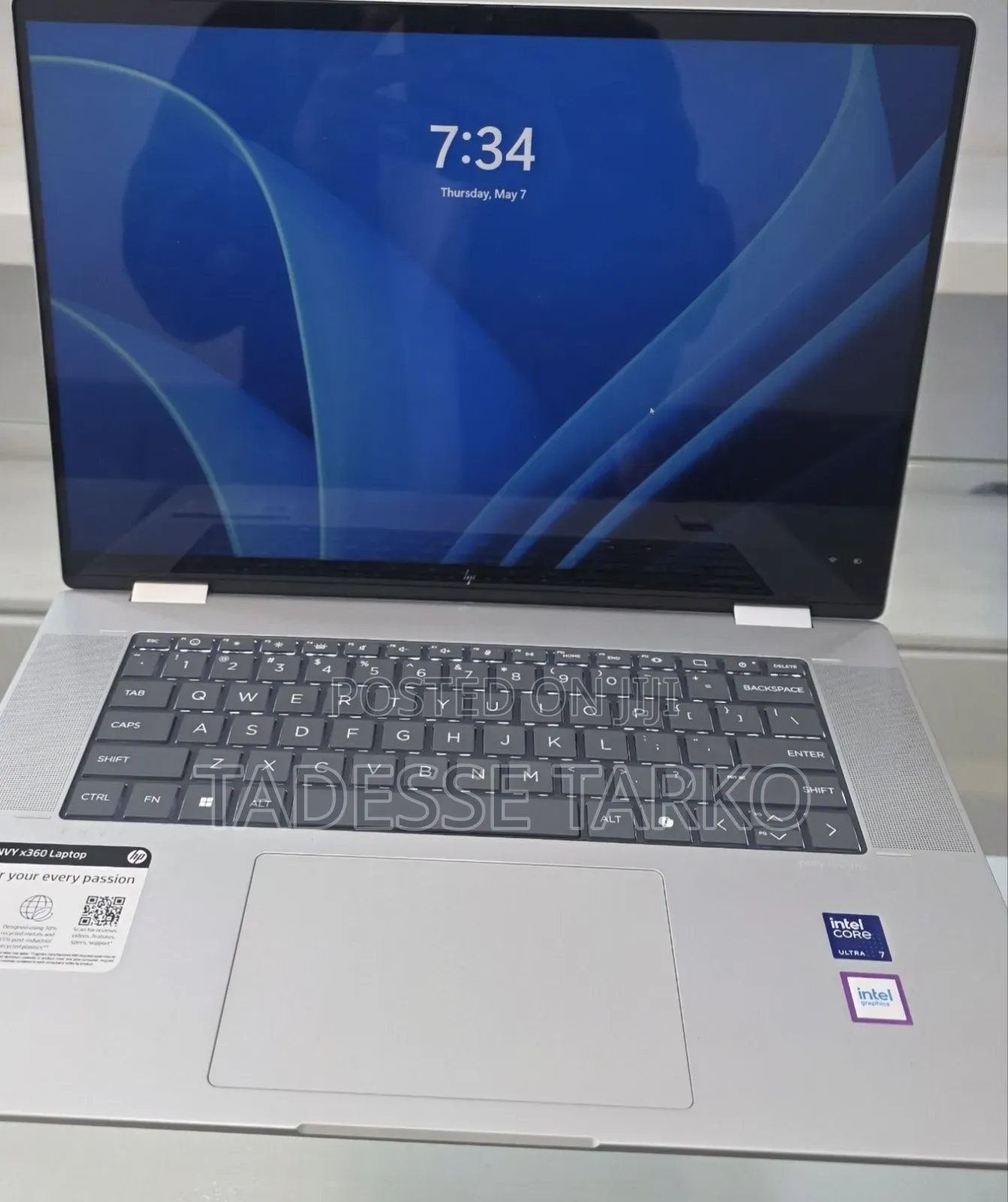 New Laptop HP Envy X360 16GB Intel Core 7 SSD 1T
