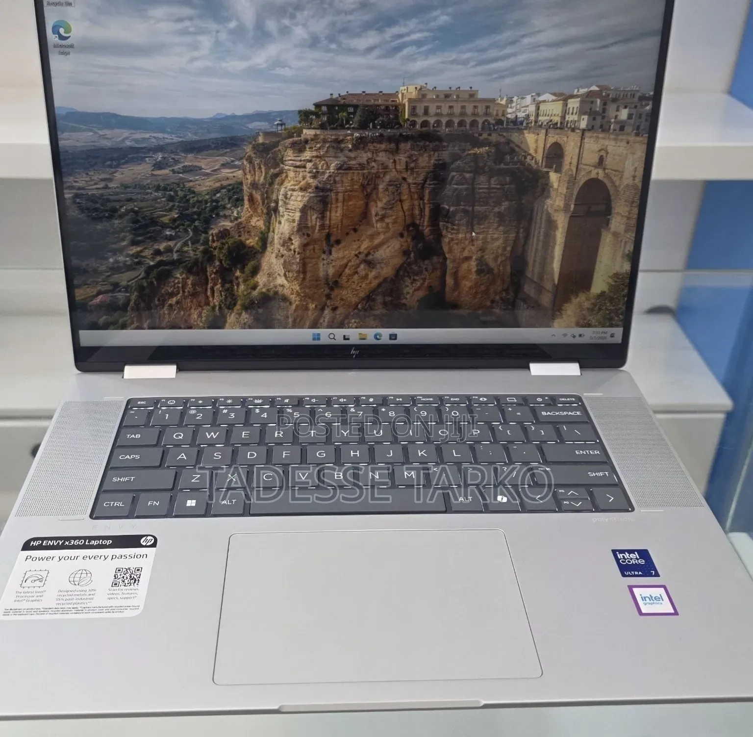New Laptop HP Envy X360 16GB Intel Core 7 SSD 1T