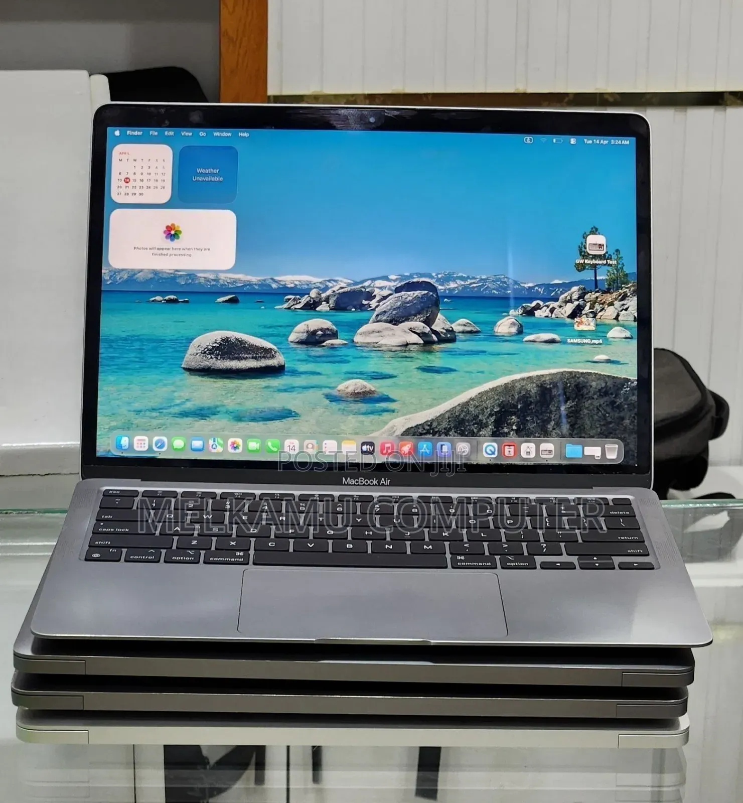 New Laptop Apple MacBook Air 2020 M1 8GB Apple M1 SSD 256GB