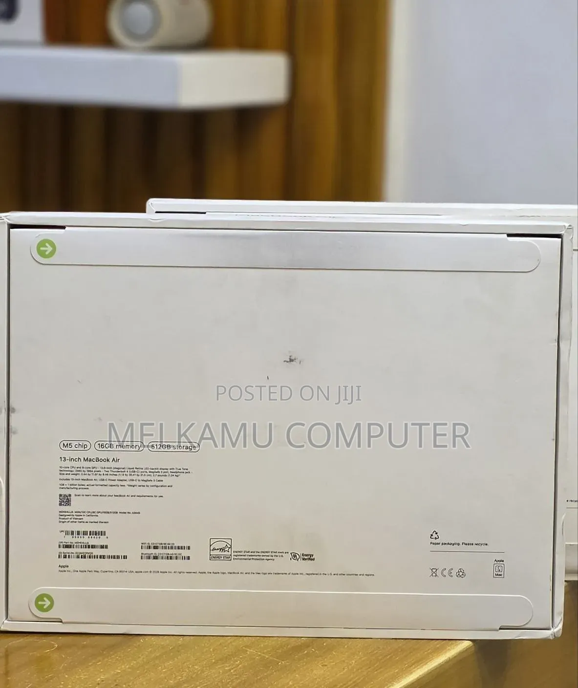 New Laptop Apple MacBook Air 2026 M5 13-inch 16GB Apple M5 SSD 512GB
