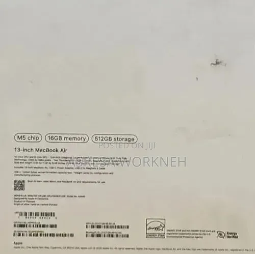 New Apple MacBook Air 2026 M5 13-inch 16GB Apple M5 Max SSD 512GB