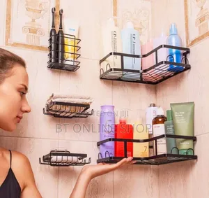 5pcs Stainless Steel Organizing Storage Rack