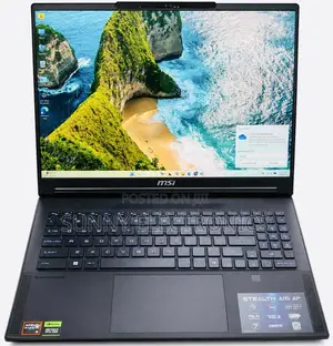 New Laptop MSI Stealth 16 AI Studio 32GB AMD Ryzen 9 SSD 1T