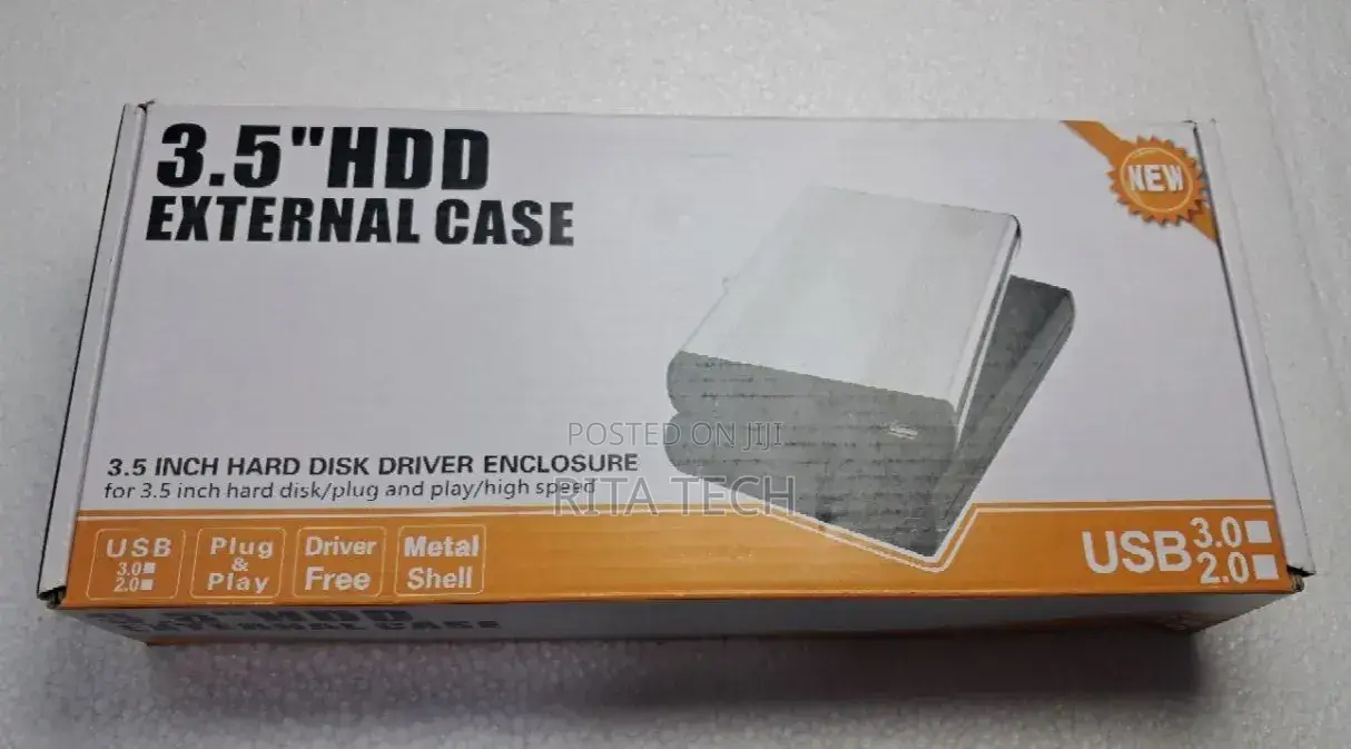 3.5” Hdd External Case – High-speed Usb 3.0 Enclosure