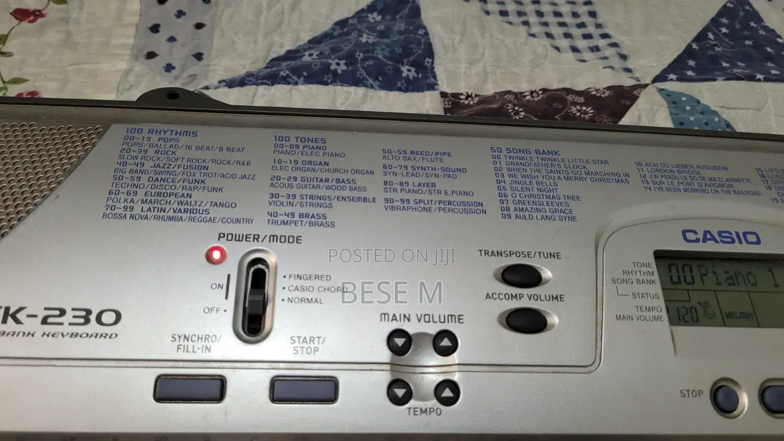 Piano Casio Digital Keyboard (Ctk-230)