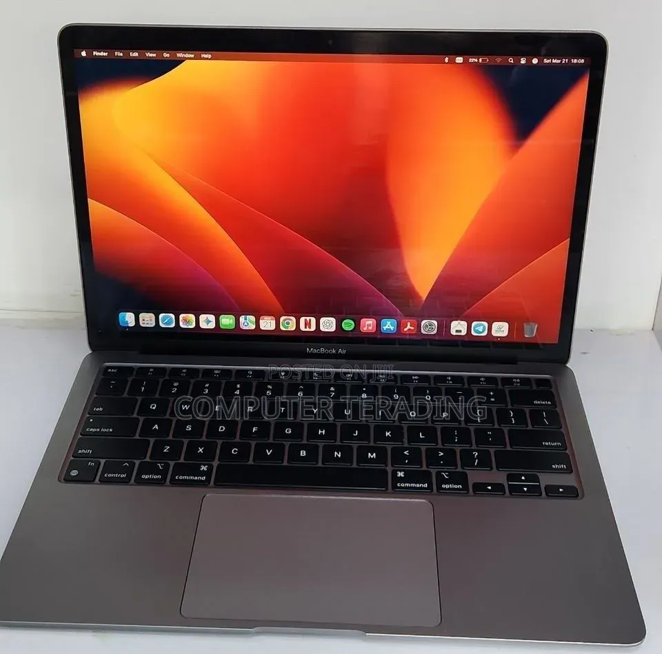 New Laptop Apple MacBook Air 2020 M1 8GB Apple M1 SSD 256GB