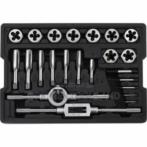 Tap And Die Set Kit | Professional Threading Tool Set For Metal Pipe