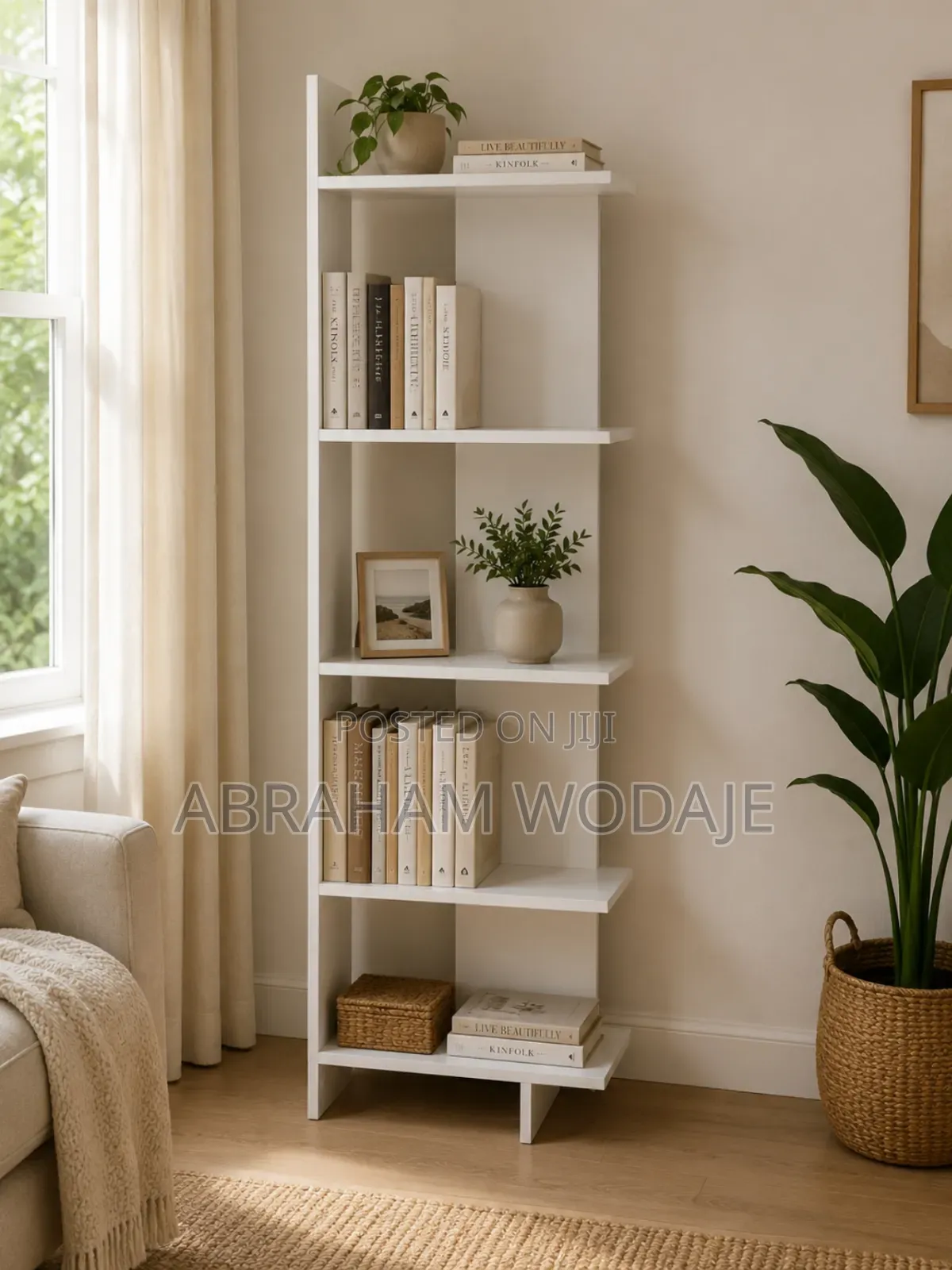 ቦታ ቆጣቢ Book Shelf
