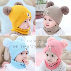 Baby Hat And Scarf (ኮፍያ እና ሰከርቭ)