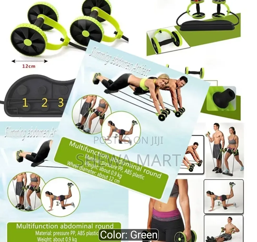 Revoflex Xtreme Core Double Ab Power Roller Wheel for Fitness and Abd
