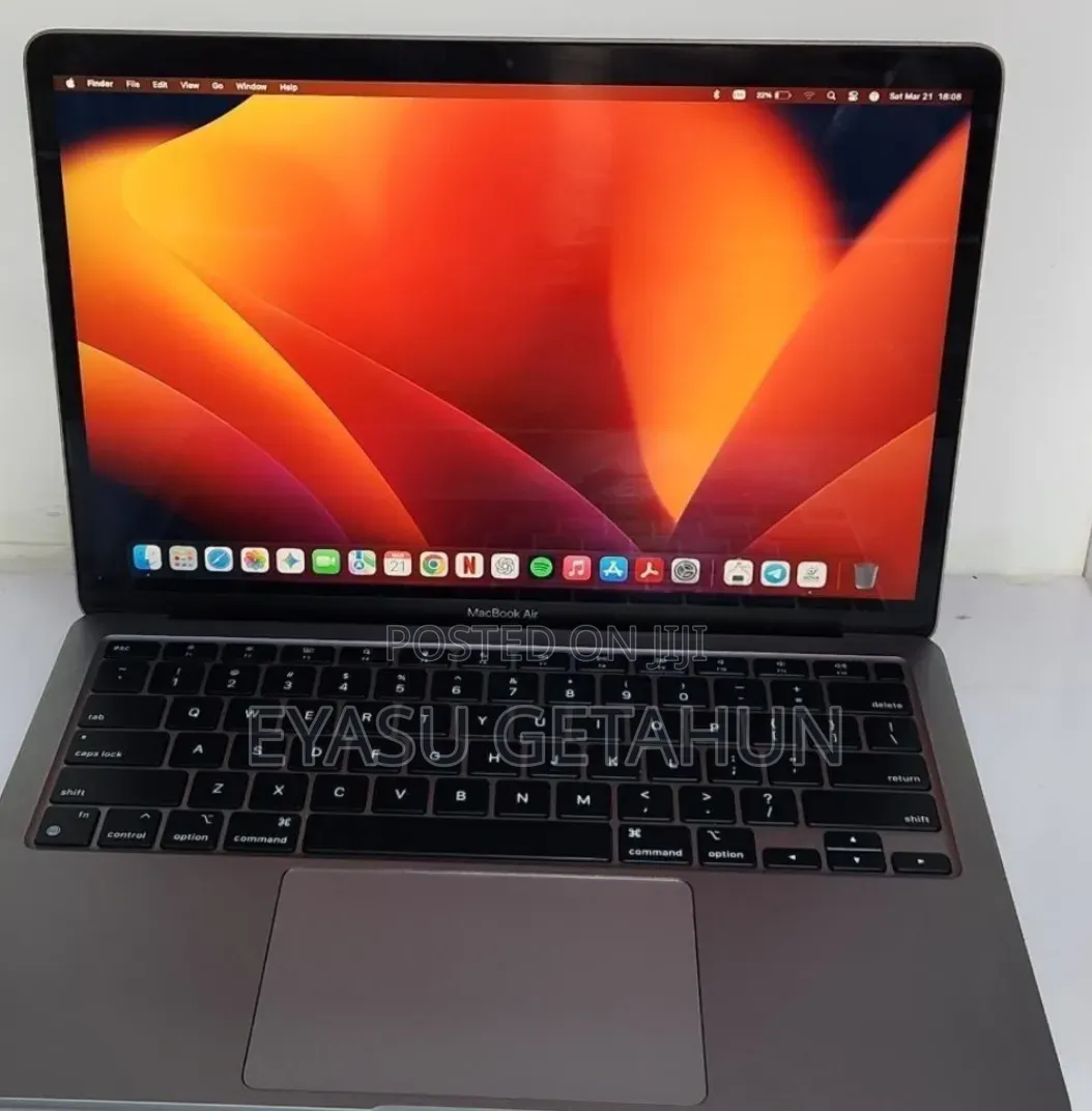New Laptop Apple MacBook Air 2020 M1 8GB Apple M1 SSD 256GB
