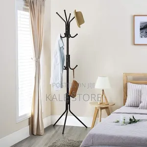 Standing Coat, Jacket, Tie, And Hat Hanger