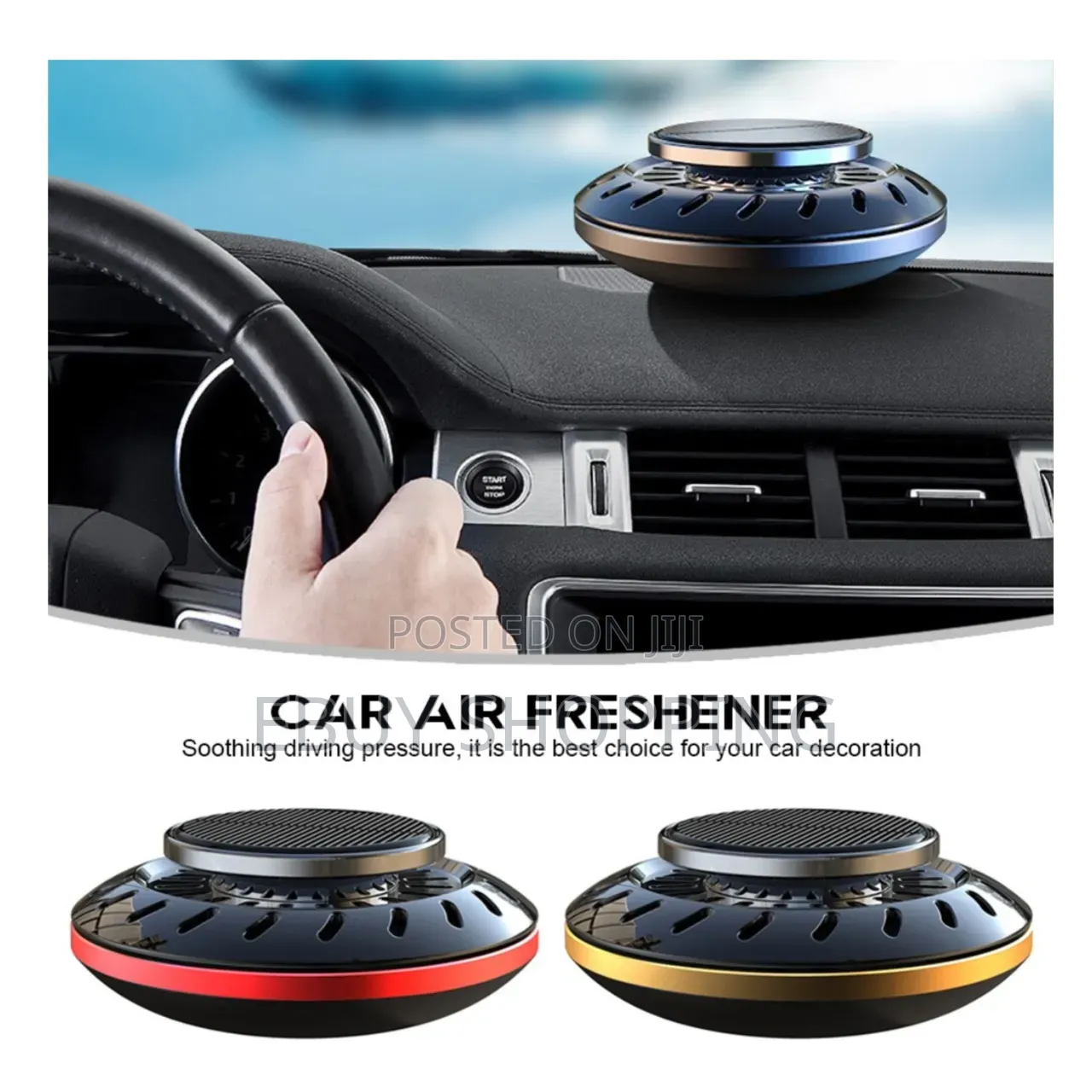 Solar Vortex Aromatherapy Humidifier for Car – Long-Lasting Fragrance