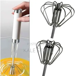 Stainless Steel Semi-automatic Egg Whisk - Mixer