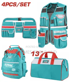 Total Tools Utility Vest Wearing