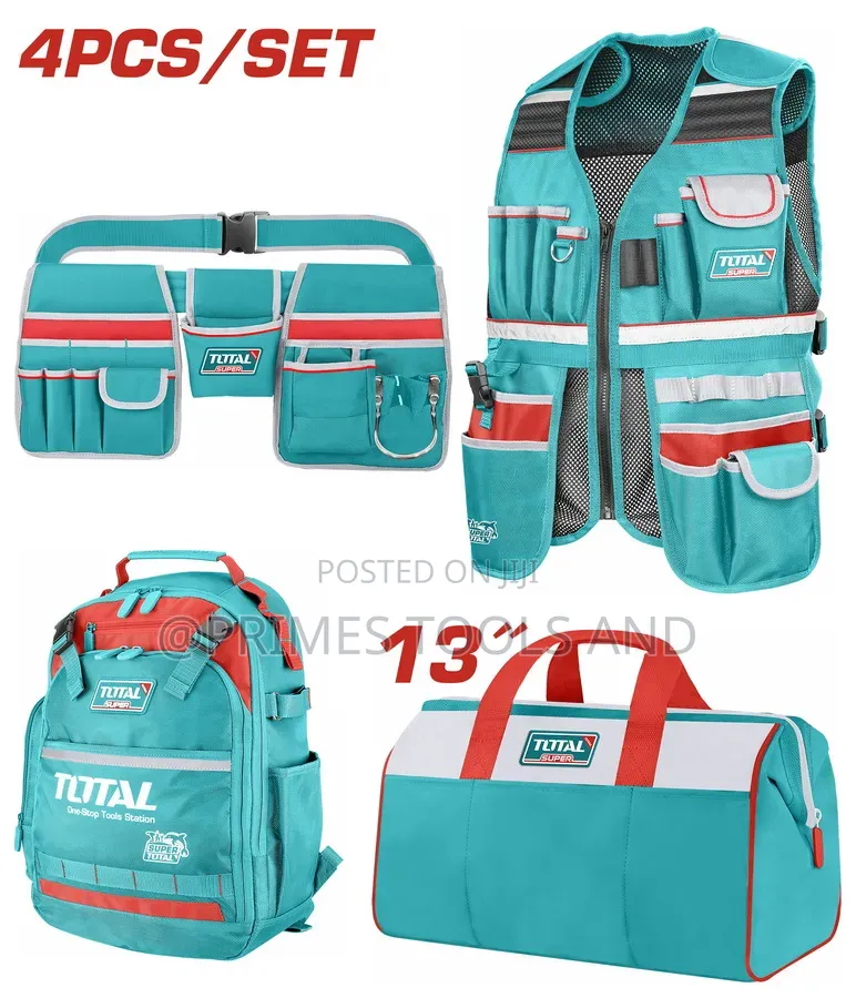 Total Tools Utility Vest Wearing