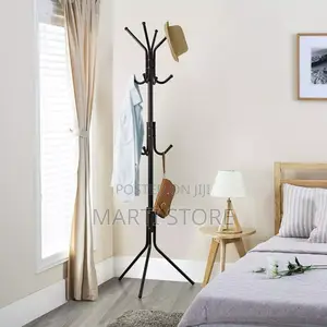 Standing Coat, Jacket, Tie, And Hat Hanger