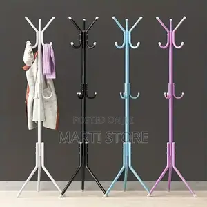 Standing Coat, Jacket, Tie, And Hat Hanger