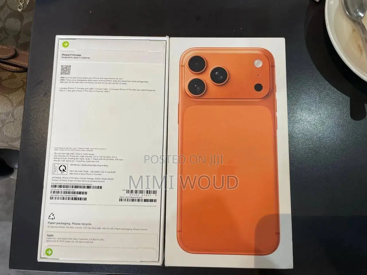New Apple iPhone 17 Pro Max 256 GB Orange